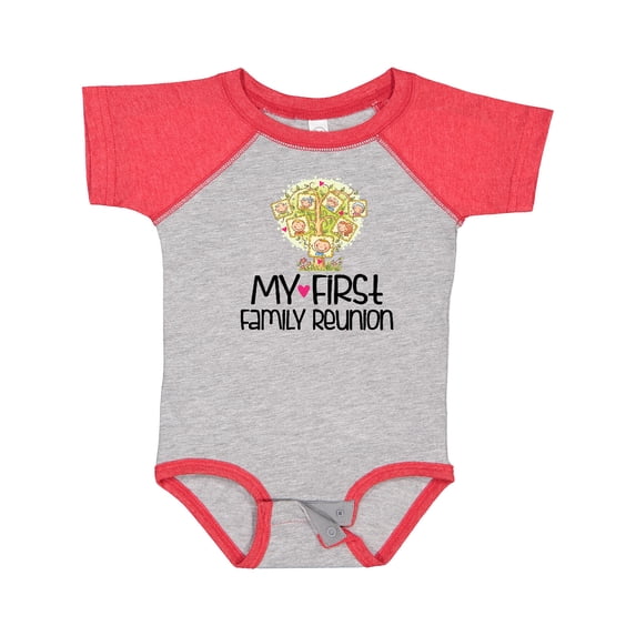 Inktastic My First Family Reunion Boys or Girls Baby Bodysuit