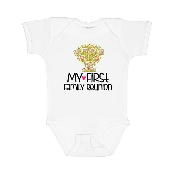Inktastic My First Family Reunion Boys or Girls Baby Bodysuit