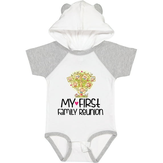 Inktastic My First Family Reunion Boys or Girls Baby Bodysuit