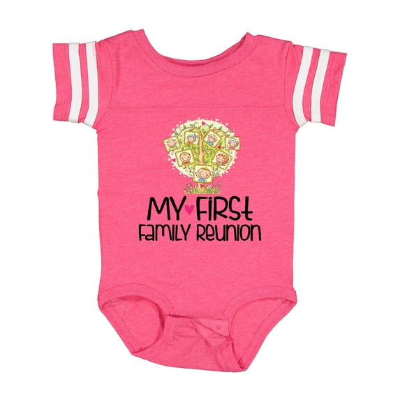 Inktastic My First Family Reunion Boys or Girls Baby Bodysuit