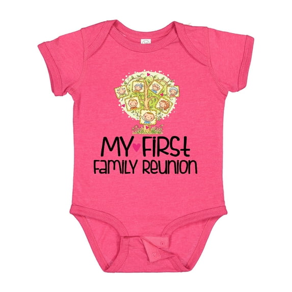 Inktastic My First Family Reunion Boys or Girls Baby Bodysuit
