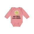 thumbnail image 1 of Inktastic My First Family Reunion Boys or Girls Long Sleeve Baby Bodysuit, 1 of 5