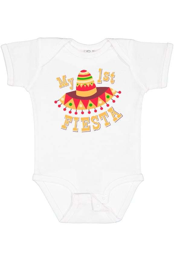 My First Fiesta Cinco De Mayo Sombrero Boys or Girls Baby Bodysuit