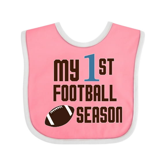 Inktastic My First Football Season Boys or Girls Baby Bib