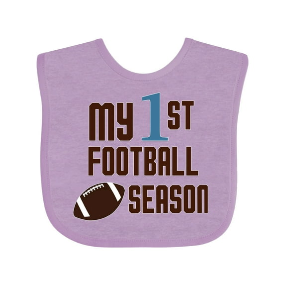 Inktastic My First Football Season Boys or Girls Baby Bib