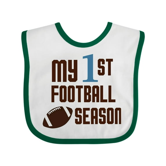 Inktastic My First Football Season Boys or Girls Baby Bib