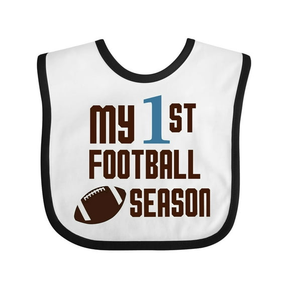 Inktastic My First Football Season Boys or Girls Baby Bib