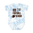 thumbnail image 1 of Inktastic My First Football Season Boys or Girls Baby Bodysuit, 1 of 5