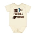 thumbnail image 1 of Inktastic My First Football Season Boys or Girls Baby Bodysuit, 1 of 5
