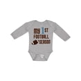 thumbnail image 1 of Inktastic My First Football Season Boys or Girls Long Sleeve Baby Bodysuit, 1 of 5