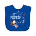 thumbnail image 1 of Inktastic My First Fourth of July Eagle Boys or Girls Baby Bib, 1 of 4
