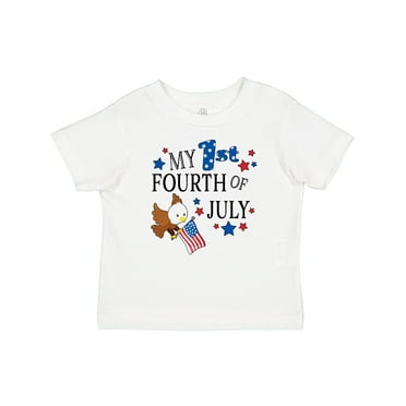 Inktastic My First Fourth of July- Eagle Boys or Girls Baby T-Shirt