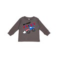 thumbnail image 1 of Inktastic My First Fourth of July Monster Truck Boys or Girls Long Sleeve Toddler T-Shirt, 1 of 5
