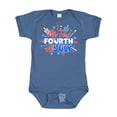thumbnail image 1 of Inktastic My First Fourth of July- Red, White, and Blue Fireworks Boys or Girls Baby Bodysuit, 1 of 5
