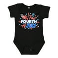 thumbnail image 1 of Inktastic My First Fourth of July- Red, White, and Blue Fireworks Boys or Girls Baby Bodysuit, 1 of 5