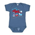 thumbnail image 1 of Inktastic My First Fourth of July Train Boys or Girls Baby Bodysuit, 1 of 5
