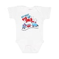 thumbnail image 1 of Inktastic My First Fourth of July Train Boys or Girls Baby Bodysuit, 1 of 5