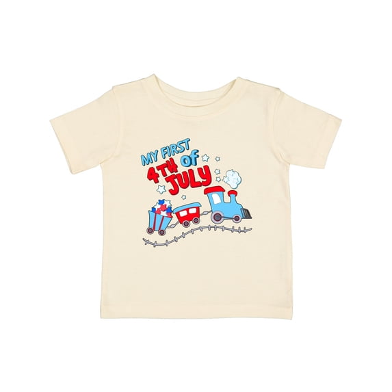 Inktastic My First Fourth of July Train Boys or Girls Baby T-Shirt