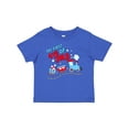 thumbnail image 1 of Inktastic My First Fourth of July Train Boys or Girls Baby T-Shirt, 1 of 5