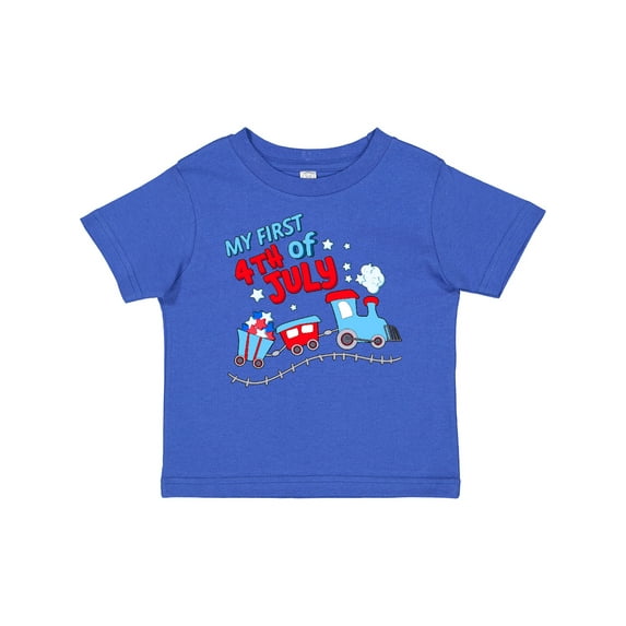 Inktastic My First Fourth of July Train Boys or Girls Baby T-Shirt