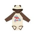 thumbnail image 1 of Inktastic My First Fourth of July train Boys or Girls Long Sleeve Baby Bodysuit, 1 of 5