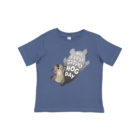 Inktastic My First Groundhog Day Cute Baby Boys or Girls Baby T-Shirt