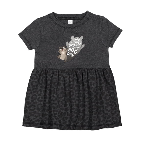 Inktastic My First Groundhog Day Cute Baby Girls Baby Dress