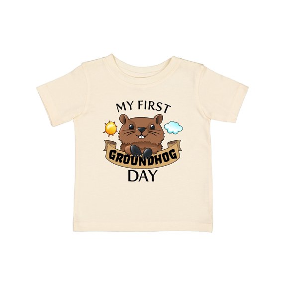 Inktastic My First Groundhog Day Cute Boys or Girls Baby T-Shirt