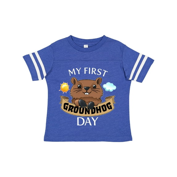 Inktastic My First Groundhog Day- cute Boys or Girls Toddler T-Shirt