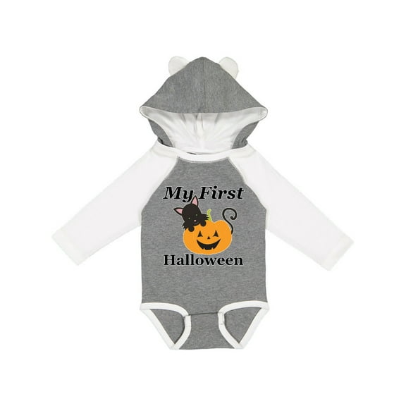 Inktastic My First Halloween Boys or Girls Long Sleeve Baby Bodysuit