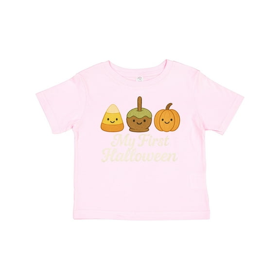 Inktastic My First Halloween Cute Candy Corn Pumpkin Fall Boys or Girls Baby T-Shirt