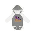 thumbnail image 1 of Inktastic My First Halloween, Witch Hat, Bats - Purple Black Boys or Girls Long Sleeve Baby Bodysuit, 1 of 5