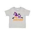 thumbnail image 1 of Inktastic My First Halloween, Witch Hat, Bats - Purple Black Boys or Girls Toddler T-Shirt, 1 of 5