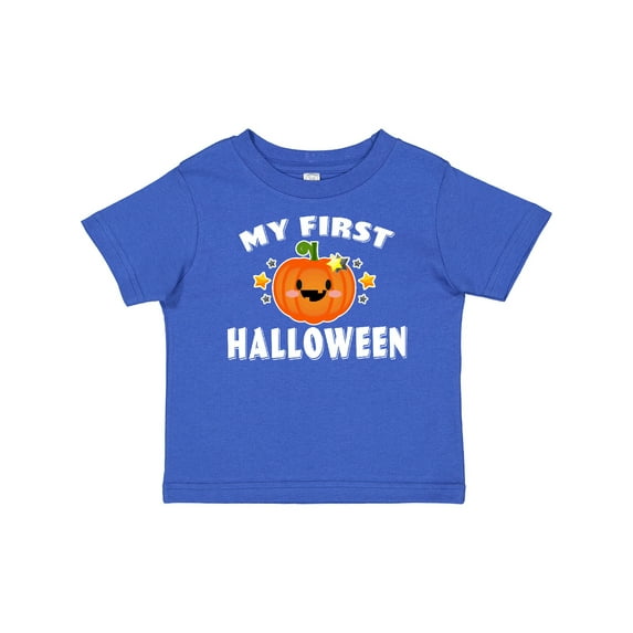 Inktastic My First Halloween with Pumpkin and Stars Boys or Girls Baby T-Shirt