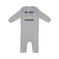 thumbnail image 1 of Inktastic My First Hanukkah Celebration Baby Romper Coveralls, 1 of 4