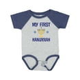thumbnail image 1 of Inktastic My First Hanukkah Celebration Boys or Girls Baby Bodysuit, 1 of 5