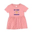 thumbnail image 1 of Inktastic My First Hanukkah Celebration Girls Baby Dress, 1 of 5