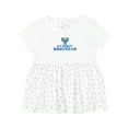 thumbnail image 1 of Inktastic My First Hanukkah with Menorah Girls Baby Dress, 1 of 5