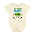 thumbnail image 1 of Inktastic My First Hockey Season Boys or Girls Baby Bodysuit, 1 of 5