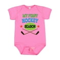 thumbnail image 1 of Inktastic My First Hockey Season Boys or Girls Baby Bodysuit, 1 of 5
