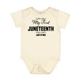 thumbnail image 1 of Inktastic My First Juneteenth June 19, 1865 Boys or Girls Baby Bodysuit, 1 of 5