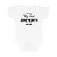 thumbnail image 1 of Inktastic My First Juneteenth June 19, 1865 Boys or Girls Baby Bodysuit, 1 of 5