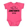 thumbnail image 1 of Inktastic My First Juneteenth June 19, 1865 Boys or Girls Baby Bodysuit, 1 of 5