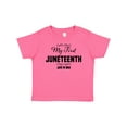 thumbnail image 1 of Inktastic My First Juneteenth June 19, 1865 Boys or Girls Baby T-Shirt, 1 of 5