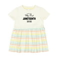 thumbnail image 1 of Inktastic My First Juneteenth June 19, 1865 Girls Baby Dress, 1 of 5
