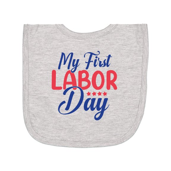 Inktastic My First Labor Day Newborn Bib