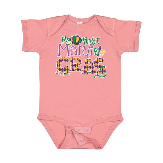 Inktastic My First Mardi Gras Boys or Girls Baby Bodysuit