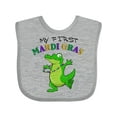 thumbnail image 1 of Inktastic My First Mardi Gras-alligator Boys or Girls Baby Bib, 1 of 4