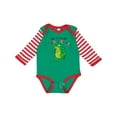 thumbnail image 1 of Inktastic My First Mardi Gras-alligator Boys or Girls Long Sleeve Baby Bodysuit, 1 of 5