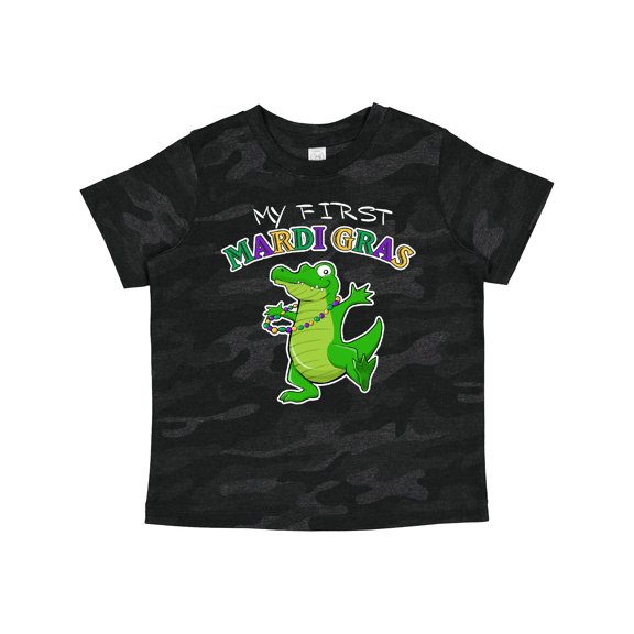 Inktastic My First Mardi Gras-alligator Boys or Girls Toddler T-Shirt